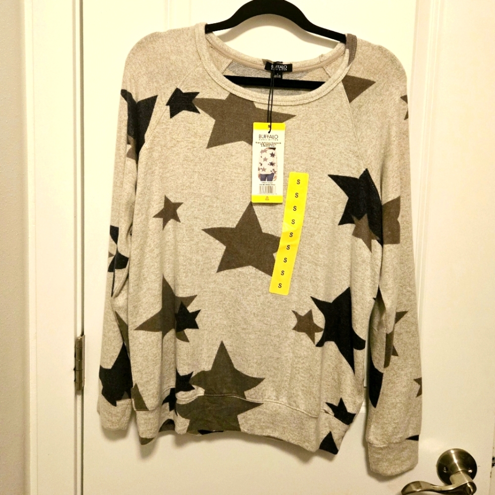 Longsleeve Super Soft Cozy Crewneck with Relaxed Fit & Banded Hem
